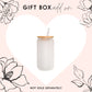 16oz Frosted Glass Tumbler - Build Your Own Gift Box - Add On