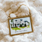 Framed Watercolor Home Ornament