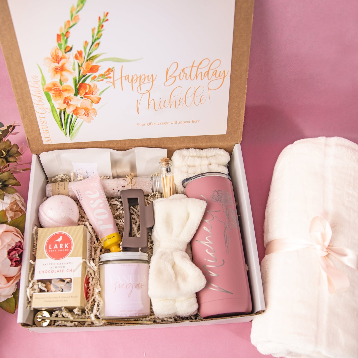Cozy Gift Box with Blanket