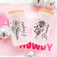 Birth Flower Glass Cup