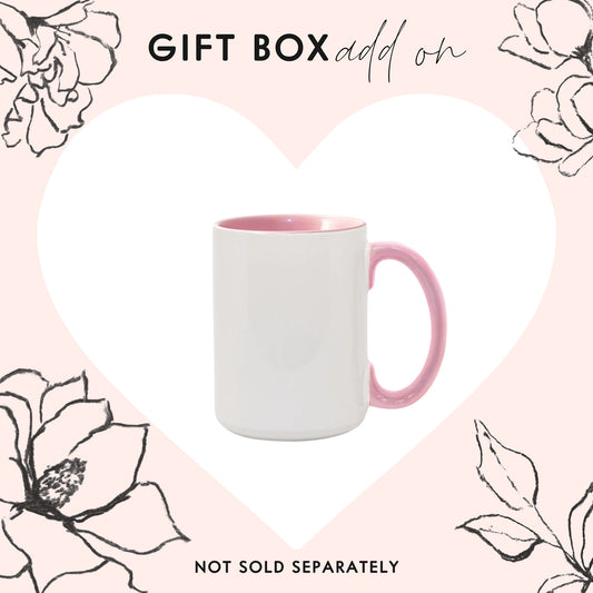 15oz Pink Handle Coffee Mug