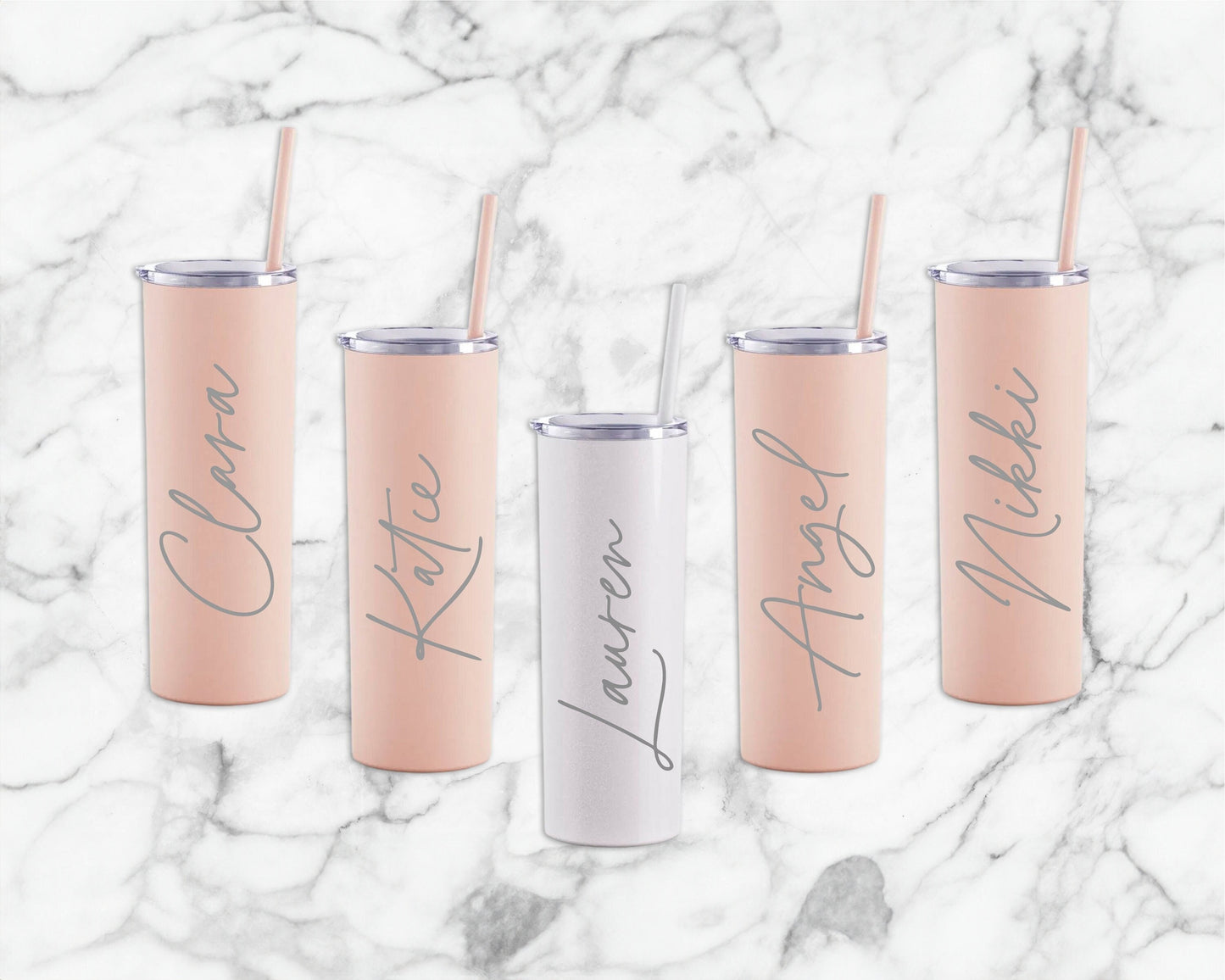 Bridal Party Name Cups